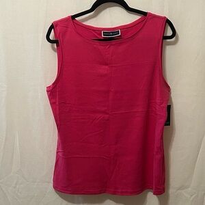 Pink KAREN SCOTT Women’s Square Neck Tank Top